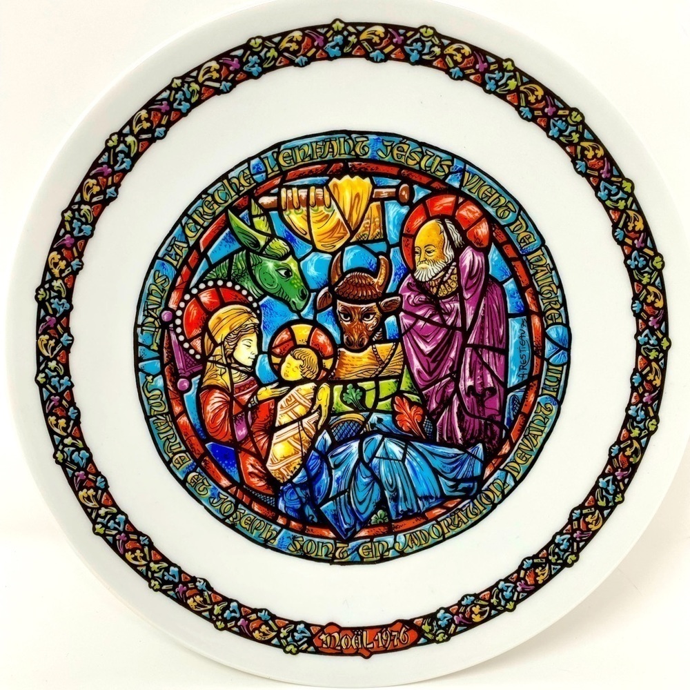 Collectible Plate - Premier Edition Henrid'arceau.l. & Fila Limoges Haute Vienne